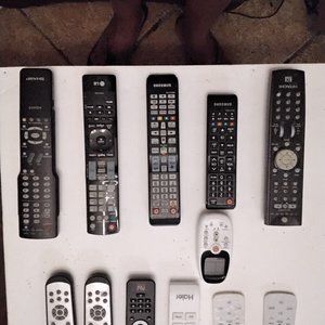 Lot Of 12 Mixed Remote Controls